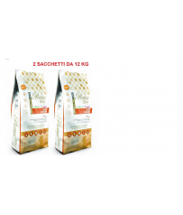 2 SACCHI Prestige ADULT MEDIUM POLLO 12 kg crocchette per cani Cennamo Pet Food