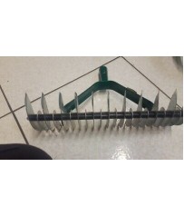 AERATORE DOPPIO ARIEGGIATORE PER GIARDINO PRATO INGLESE RASTRELLO 11 + 21 DENTI 