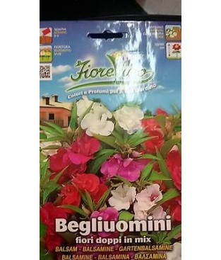 BUSTA SEMI DI BEGLIUOMINI BALSAMINE IN MIX IMPATIENS BALSAMINA