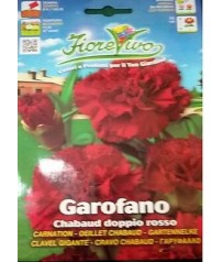 BUSTA SEMI GAROFANO DOPPIO ROSSO