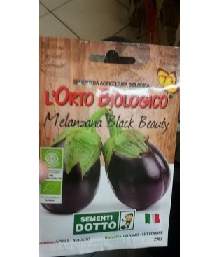 BUSTINA SEMI  ORTO BIOLOGICO MELANZANA BLACK BEAUTY