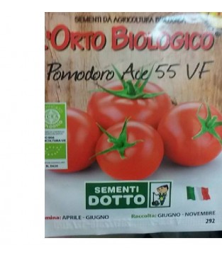 BUSTINA SEMI  ORTO BIOLOGICO POMODORO ACE 55