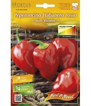 BUSTINA SEMI PEPERONCINO HABANERO RED    GR 0,25