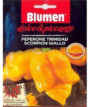 BUSTINA SEMI PEPERONCINO  TRINIDAD SCORPIONS GIALLO