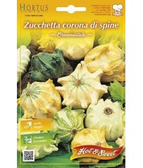 BUSTINA SEMI ZUCCA ORNAMENTALE CORONA DI SPINE MIX GR 2