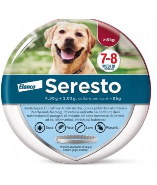 Bayer Seresto Collare Cani Medio/Grande ORIGINALE E' FATTURABILE