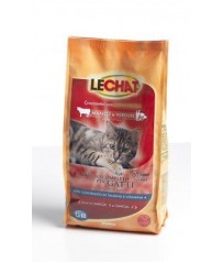  CROCCANTINI MANGIME GATTO LECAHAT CAT  MANZO E VERDURE DA KG 1,5