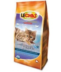  CROCCANTINI MANGIME GATTO LECAHAT TONNO E SALMONE DA KG 1,5