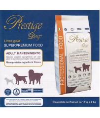  CROCCANTINI MANGIME PER CANI prestige agnello e patate da kg 12  monoproteico