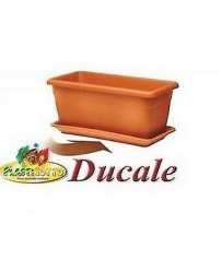FIORIERA CASSETTA PLASTICA 80 CM GIARDINO TERRAZZO VASO NO RESINA