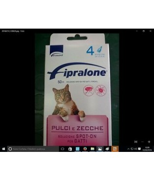 FIPRALONE 50 MG SOLUZIONE SPOT-ON PER GATTI. FIPRONIL