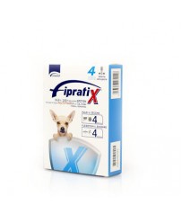 FIPRATIX 26,8 MG/240 MG SOLUZIONE SPOT-ON PER CANI DI TAGLIA PICCOLA 4 pipette