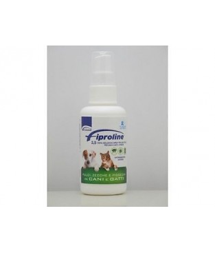 FIPROLINE CANE E GATTO SPRAY 100 ml antiparassitario PULCI ZECCHE UGUALE FRONT L