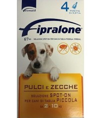 FIPROLINE  FIPRALONE2 - 10 Kg CANE CANI 4 pipette antiparassitario ANTIPULCI ANT