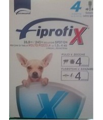 FIPROTIX 26,8 MG/240 MG SOLUZIONE SPOT-ON PER CANI DI TAGLIA MOLTO PICCOLA