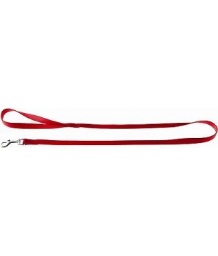 Guinzaglio per cani in nylon rosso cm. 2,5 x 120 fussdog