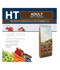 HT Cat Adult Beef e Chicken 2 Kg crocchette per gatto
