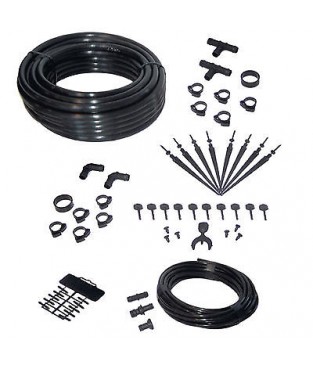 Kit d'irrigazione goccia a goccia Ribiland PRA/GGB.1500 65 pezzi 