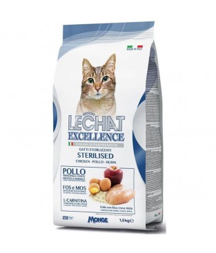 LECHAT EXCELLENCE CROCCANTINI GATTO 1.5 KG STERILIZZATO AL POLLO