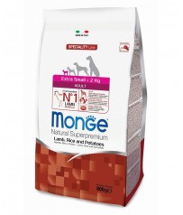 MONGE  AGNELLO E RISO PATATE EXTRA SMALL CONF 800 G