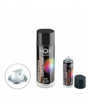  N 6 SMALTO BASE ACRILICA BOMBOLETTA SPRAY 400 ML NERO OPACO