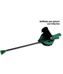 Pompa Soffietto per Zolfo polveri PVC Con Triturino Da 1Kg polvere manuale vigna