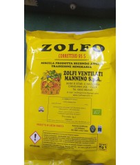 ZOLFO CORRETTIVO 95 GIALLO KG. 1 POLVERE SECCA PER AGRICOLTURA VERDURA